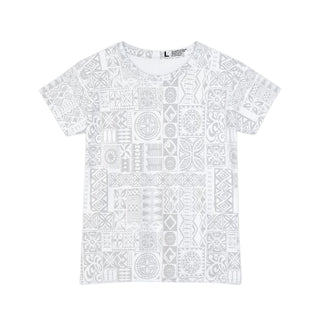 Women's Short Sleeve Shirt - White Sunday - AU/NZ/USA