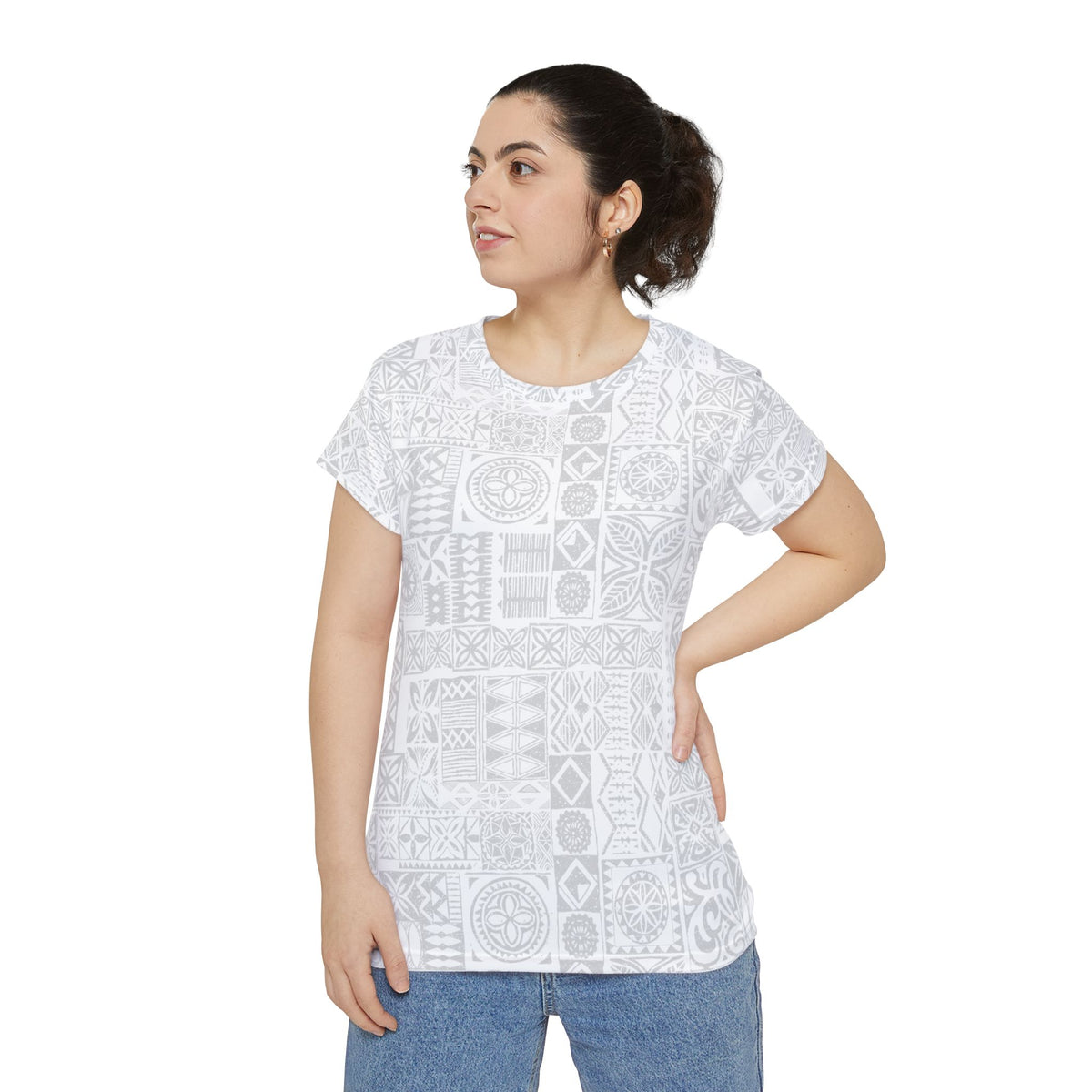 Women's Short Sleeve Shirt - White Sunday - AU/NZ/USA