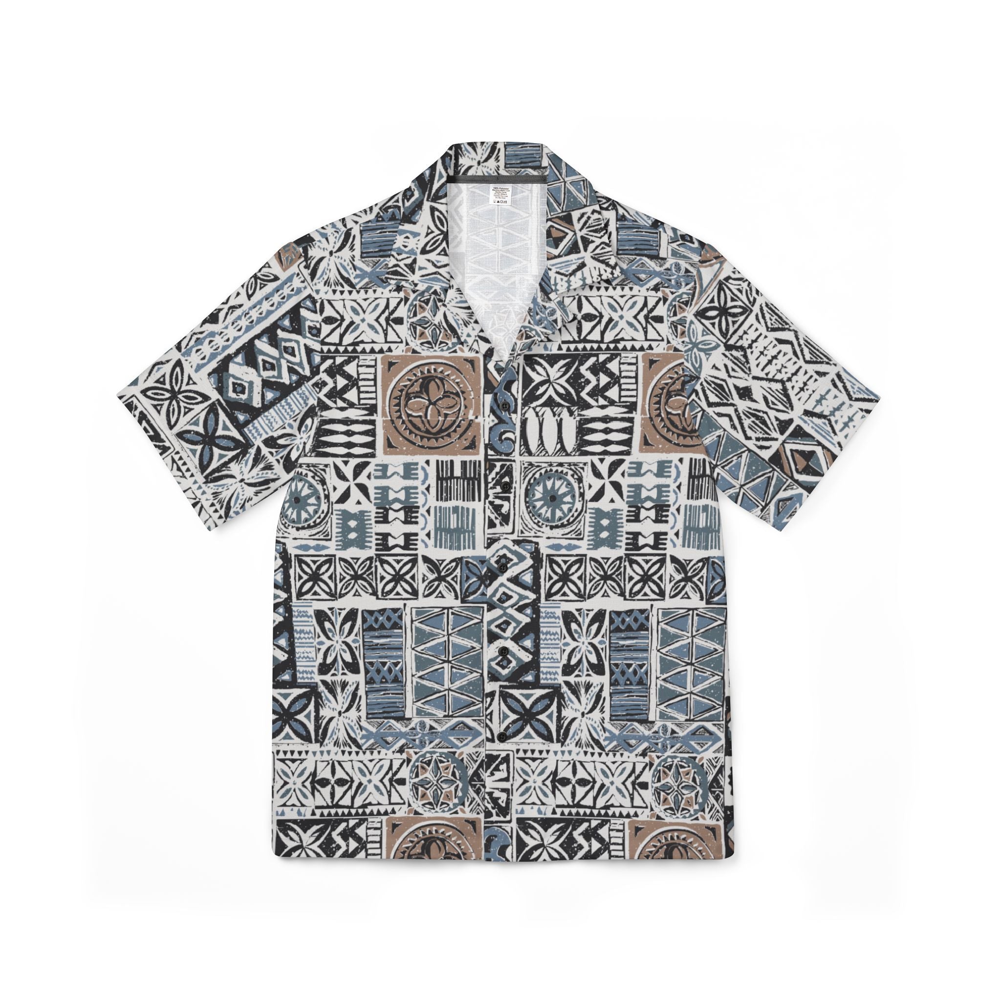 Hawaiian Camp Shirt - Elei Steel - AU/NZ/USA