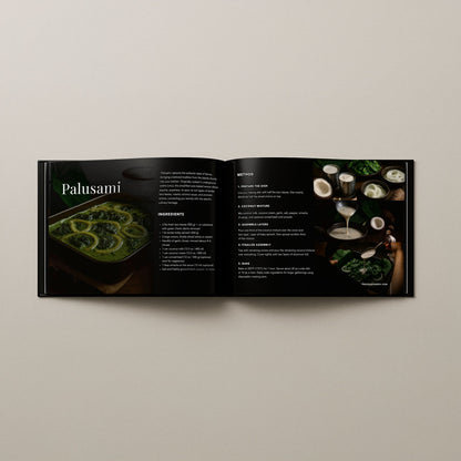 Hardcover A4 - Samoan Delights: 24 Samoan Recipes Cookbook Expanded Edition - Vol1 + Vol2 Combined - AU/NZ/USA