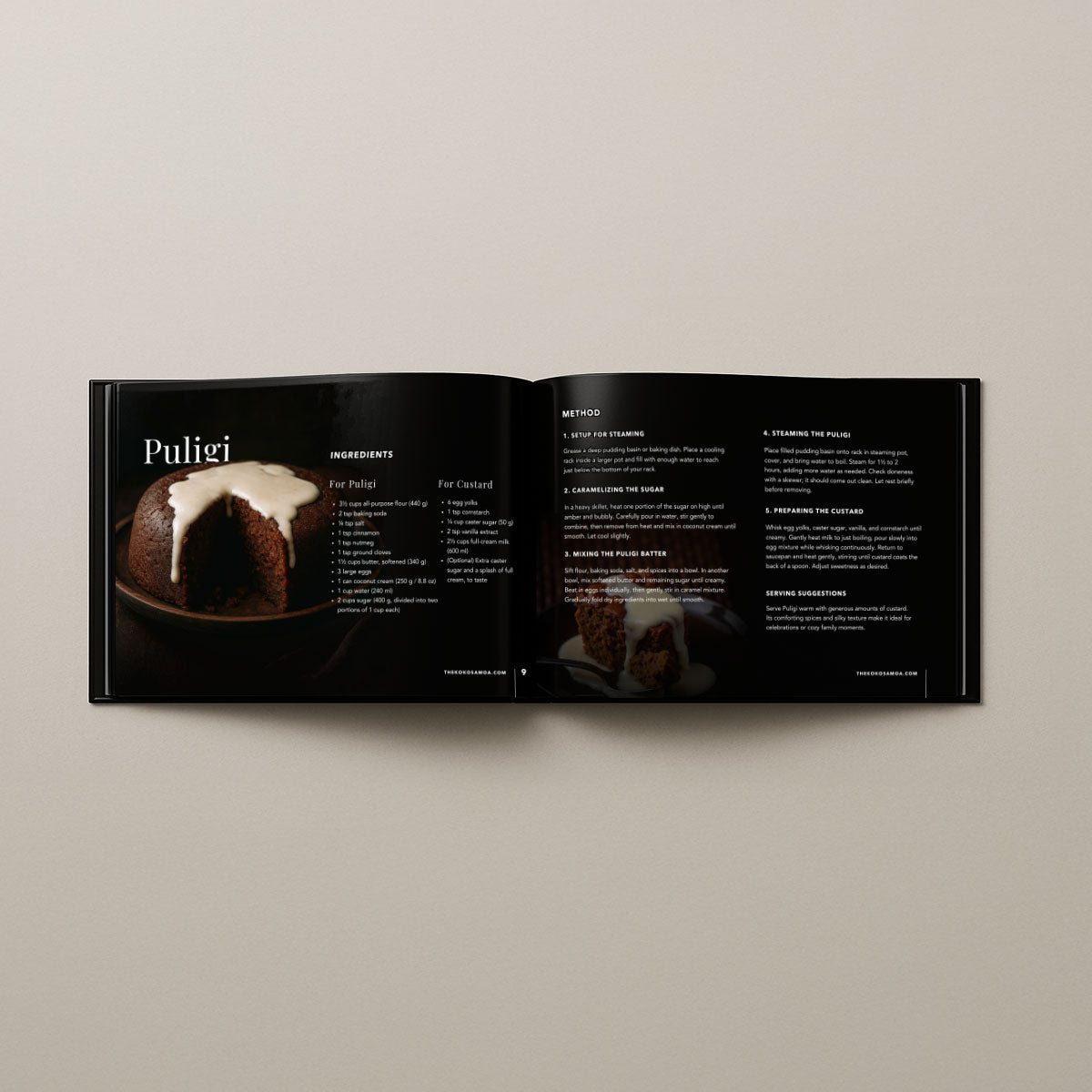 Hardcover A4 - Samoan Delights: 24 Samoan Recipes Cookbook Expanded Edition - Vol1 + Vol2 Combined - AU/NZ/USA
