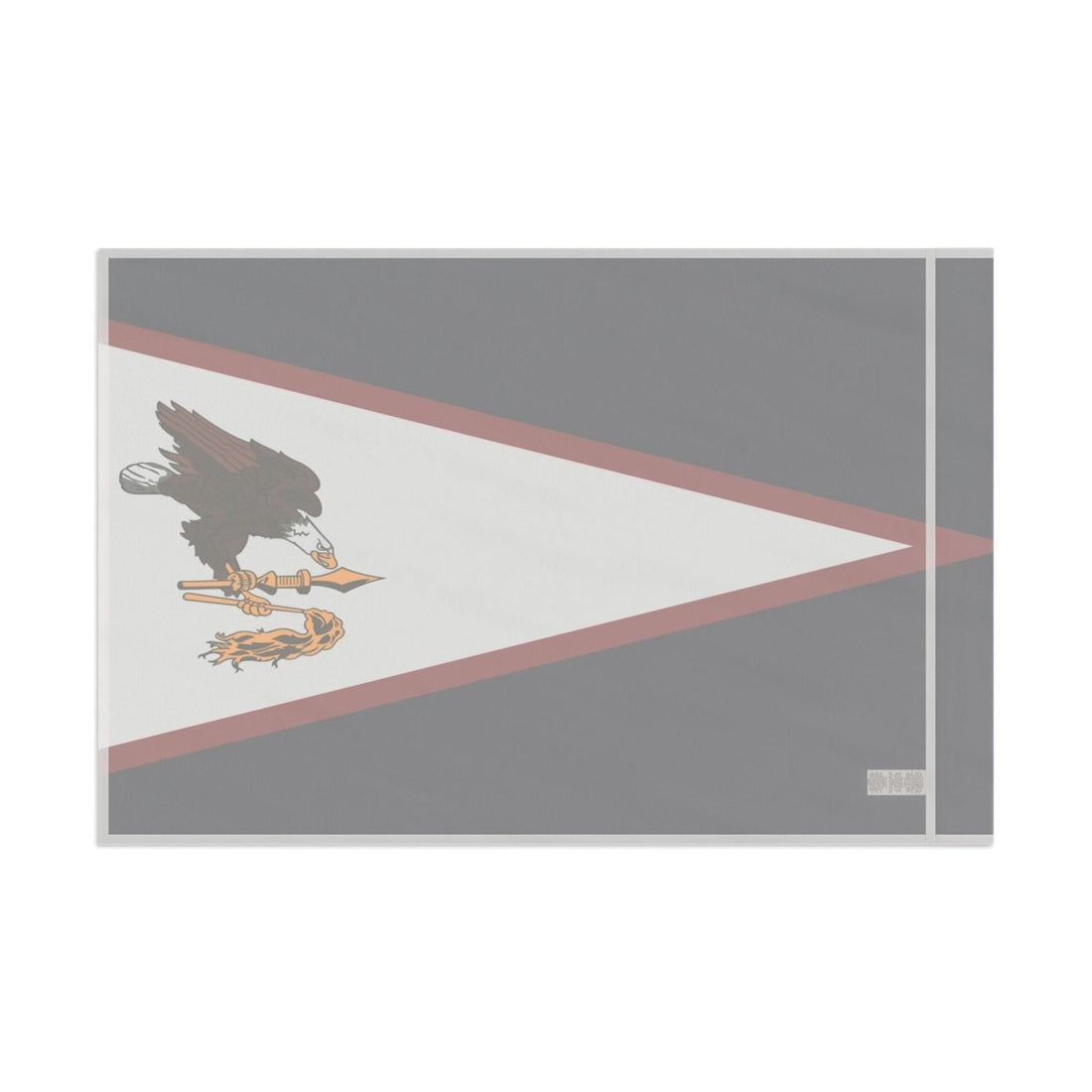 American Samoan flag home decor by Colorway, featuring vibrant red, white, and blue colors with the American Samoa emblem.