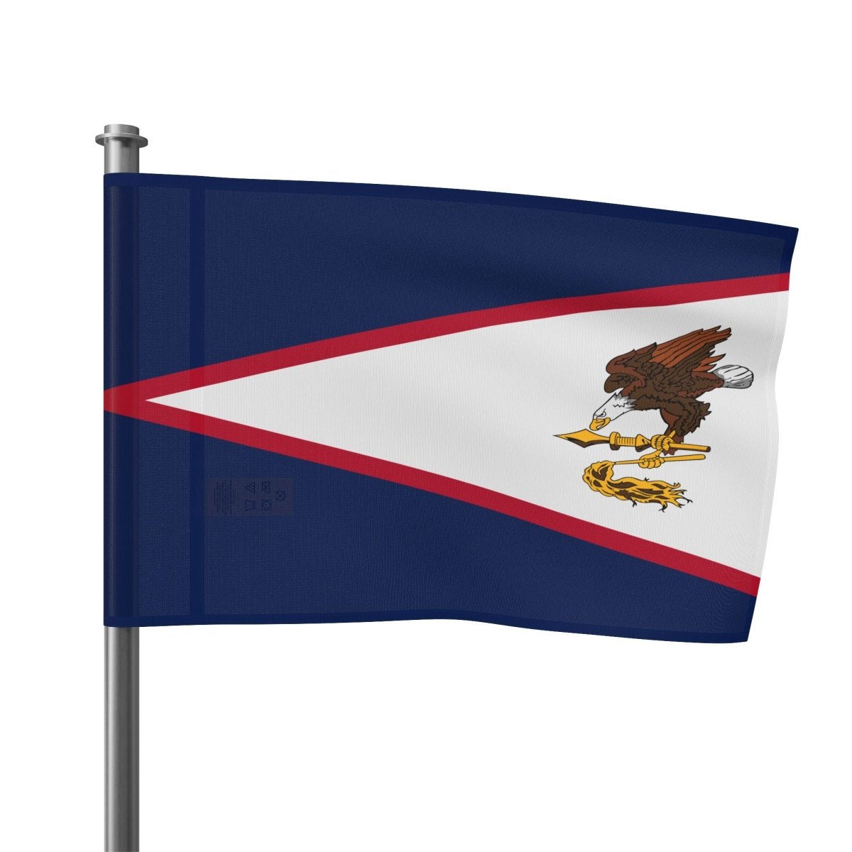 American Samoan flag home decor piece by Colorway featuring the flag's design and vibrant colors.