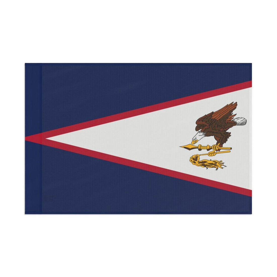 American Samoan flag home decor by Colorway, featuring vibrant colors and detailed design of the American Samoan flag.