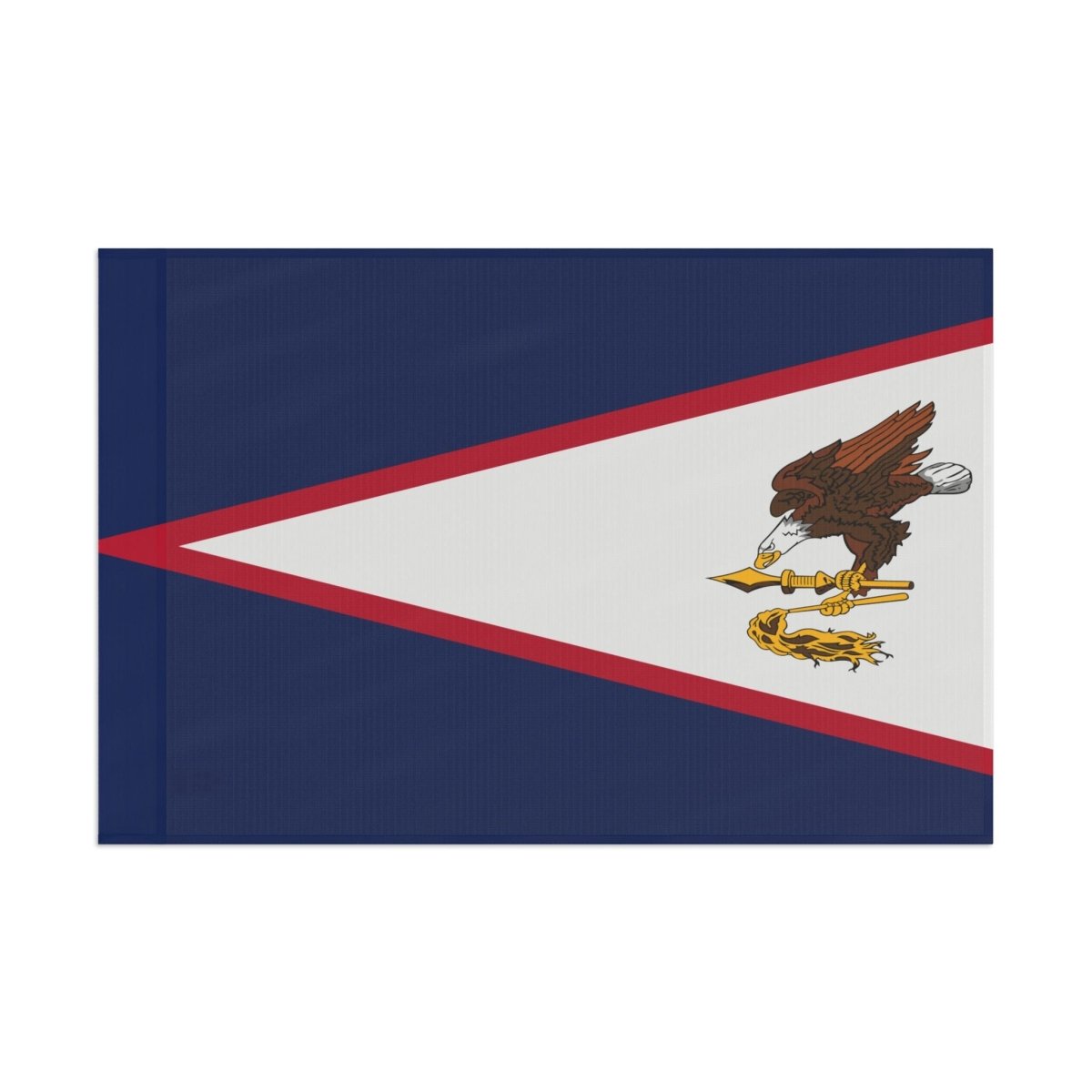 American Samoan flag home decor by Colorway, featuring vibrant colors and detailed design of the American Samoan flag.