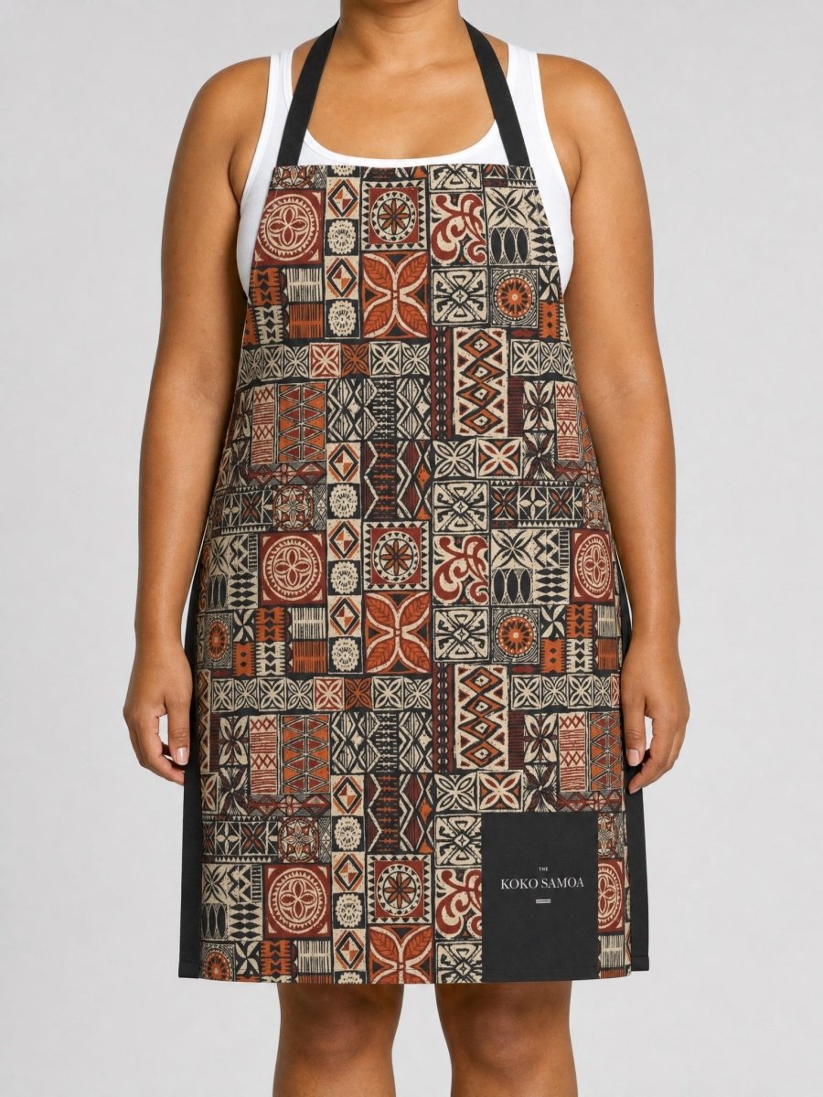 Apron - Elei Print - AU/NZ/USA - The Koko Samoa