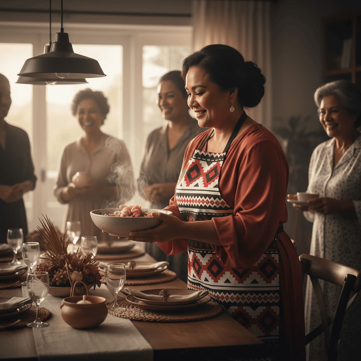 Apron - Tribal Print - AU/NZ/USA - The Koko Samoa