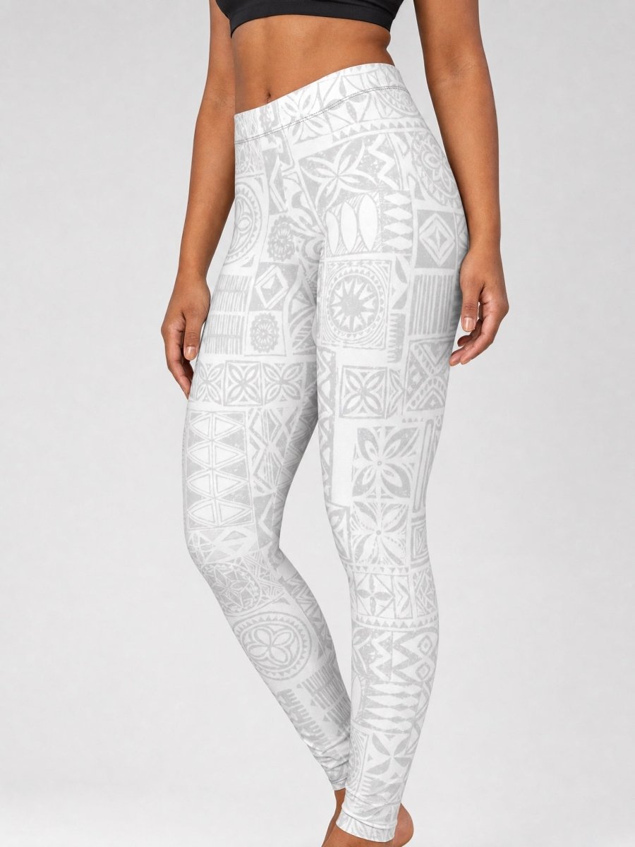 Casual Leggings - White Sunday - AU/NZ/USA - The Koko Samoa
