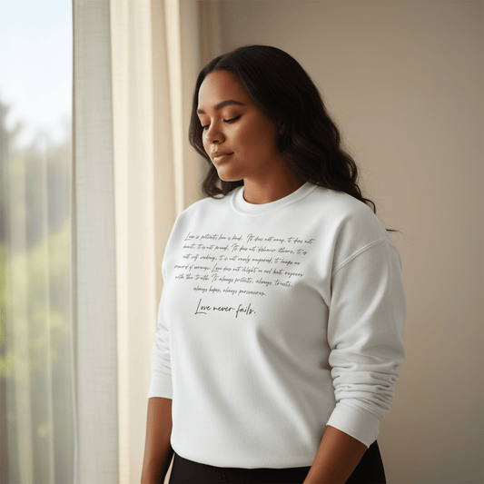 Champion Unisex Sweatshirt - Love Never Fails - AU/NZ/USA - The Koko Samoa