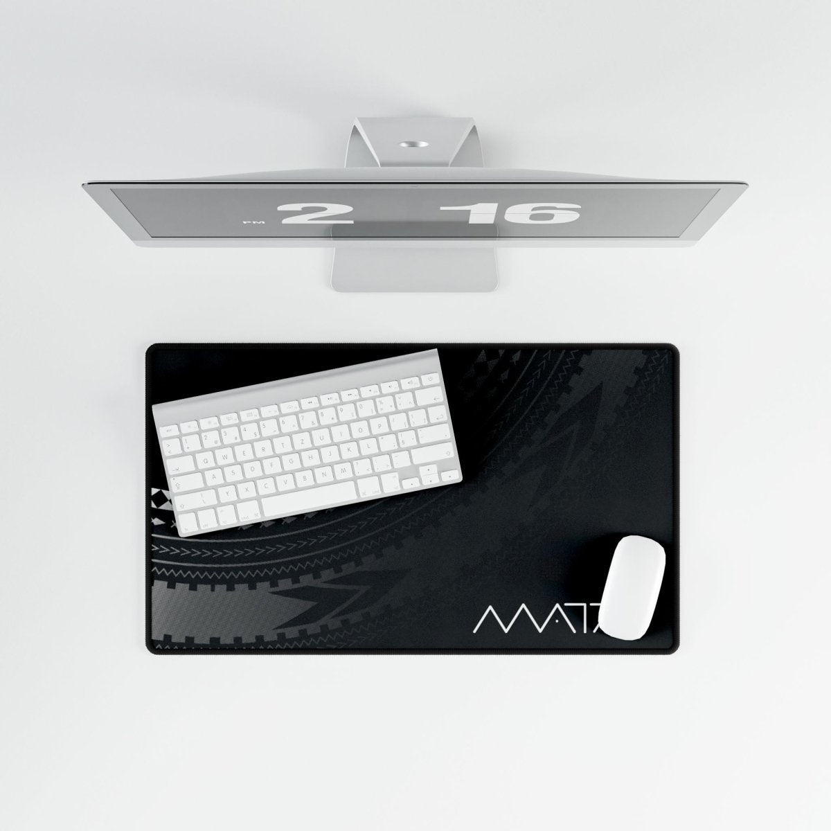 Colorway Matai personalized desk mat in natural wood finish, designed for home decor, suitable for AU, NZ, and US settings.