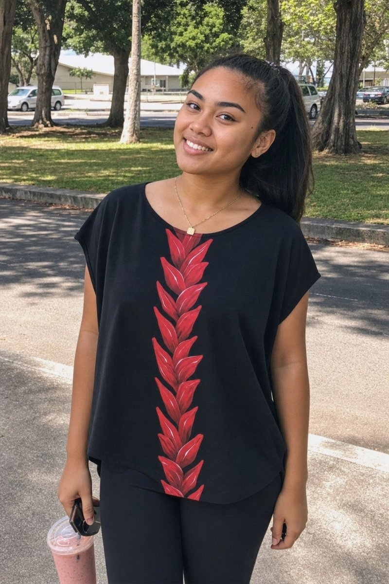 Dolman Tee - Ula Fala - AU/NZ/USA - The Koko Samoa