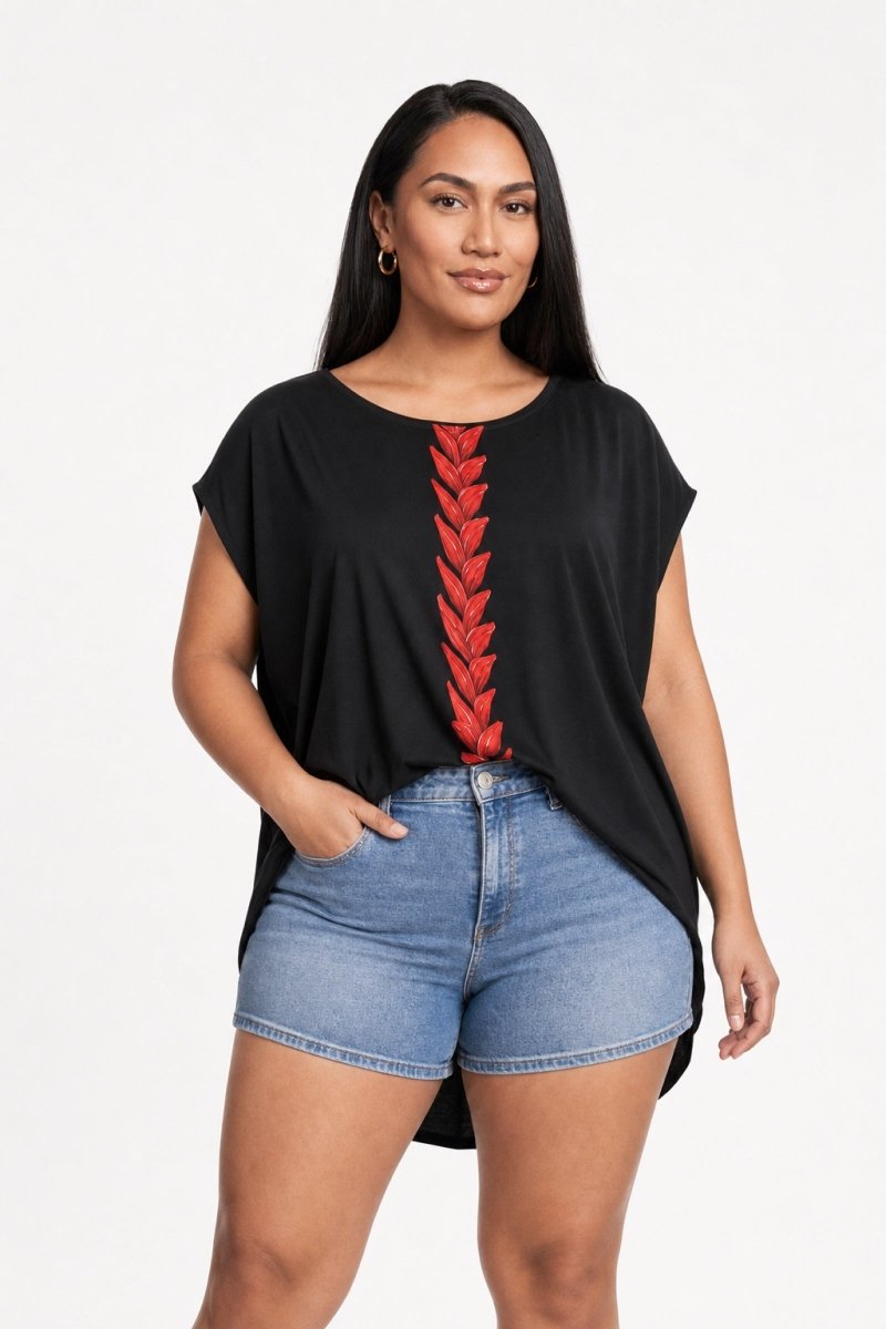 Dolman Tee - Ula Fala - AU/NZ/USA - The Koko Samoa