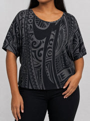 Dolman Tee - Warrior - AU/NZ/USA - The Koko Samoa
