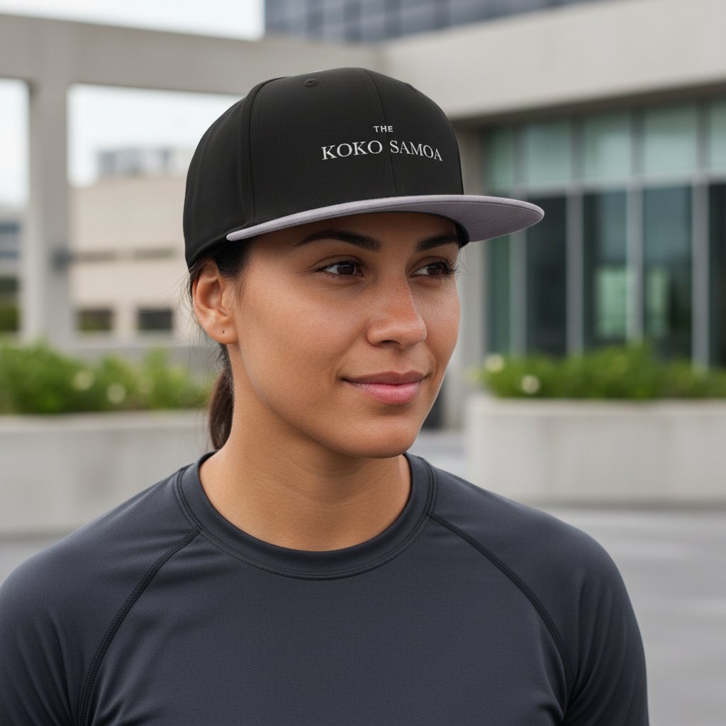 Flat Bill Snapback Hat - Classic - Brand Embroidery - AU/NZ/USA