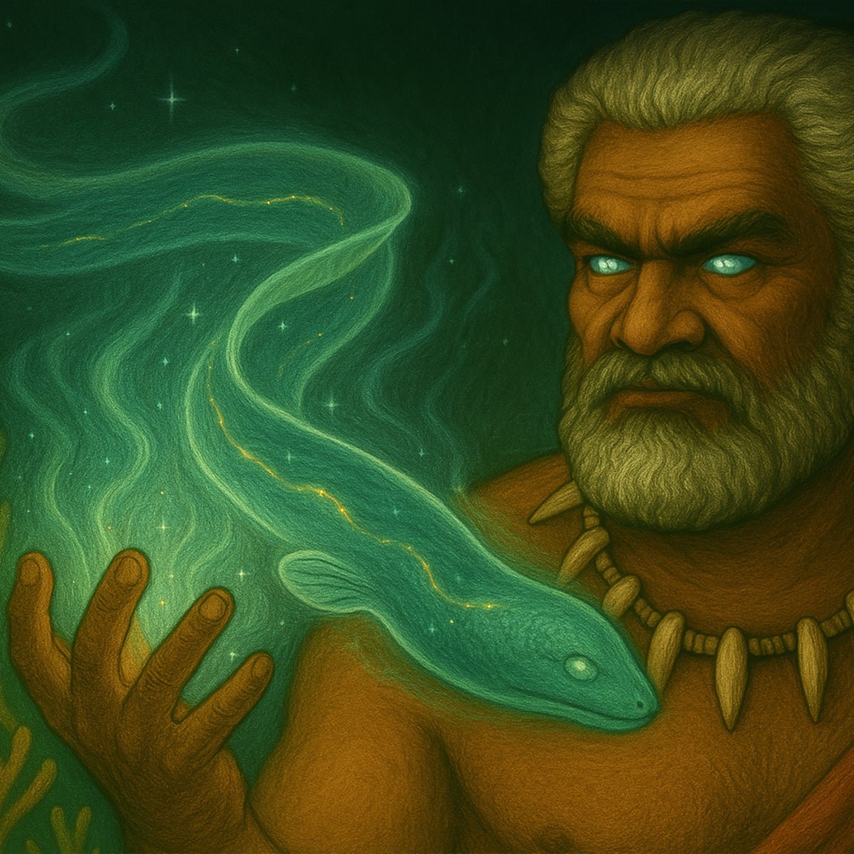 E-Book titled Sina and The Eel by The Koko Samoa, featuring colorful cover art with marine imagery and vibrant illustrations.