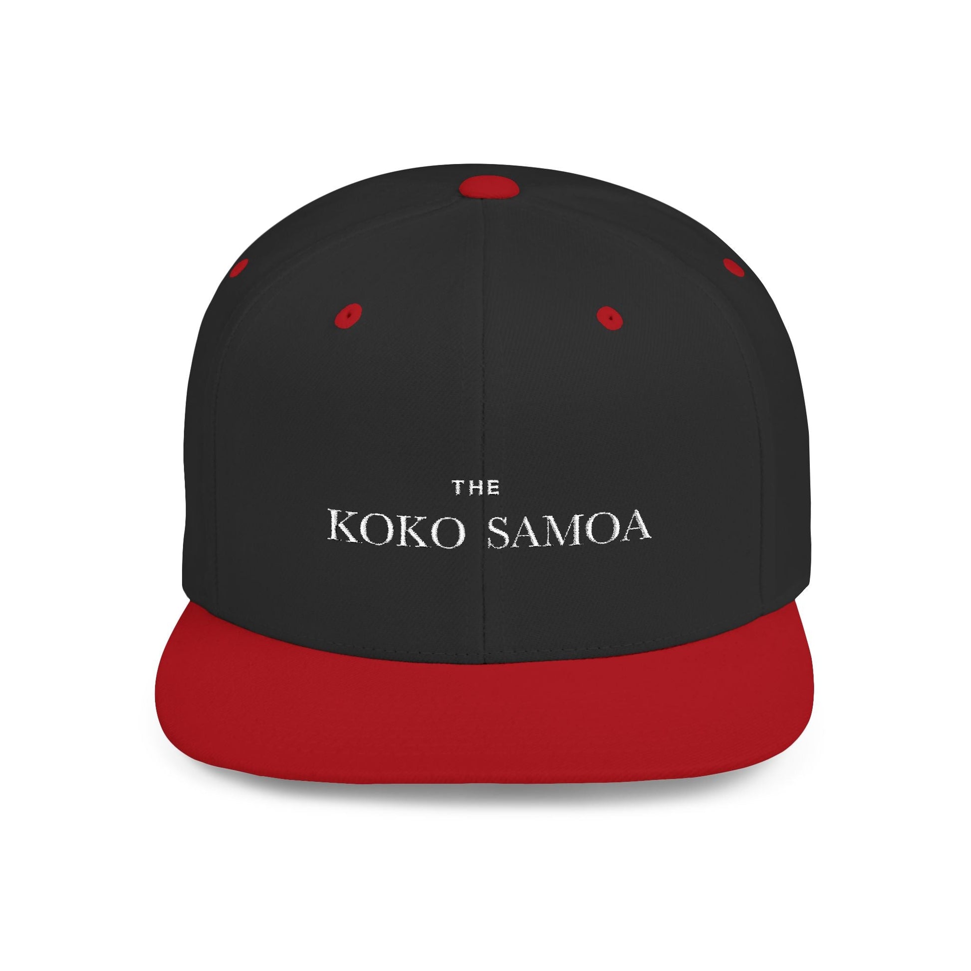 Flat Bill Snapback Hat - Classic - Brand Embroidery - AU/NZ/USA - The Koko Samoa