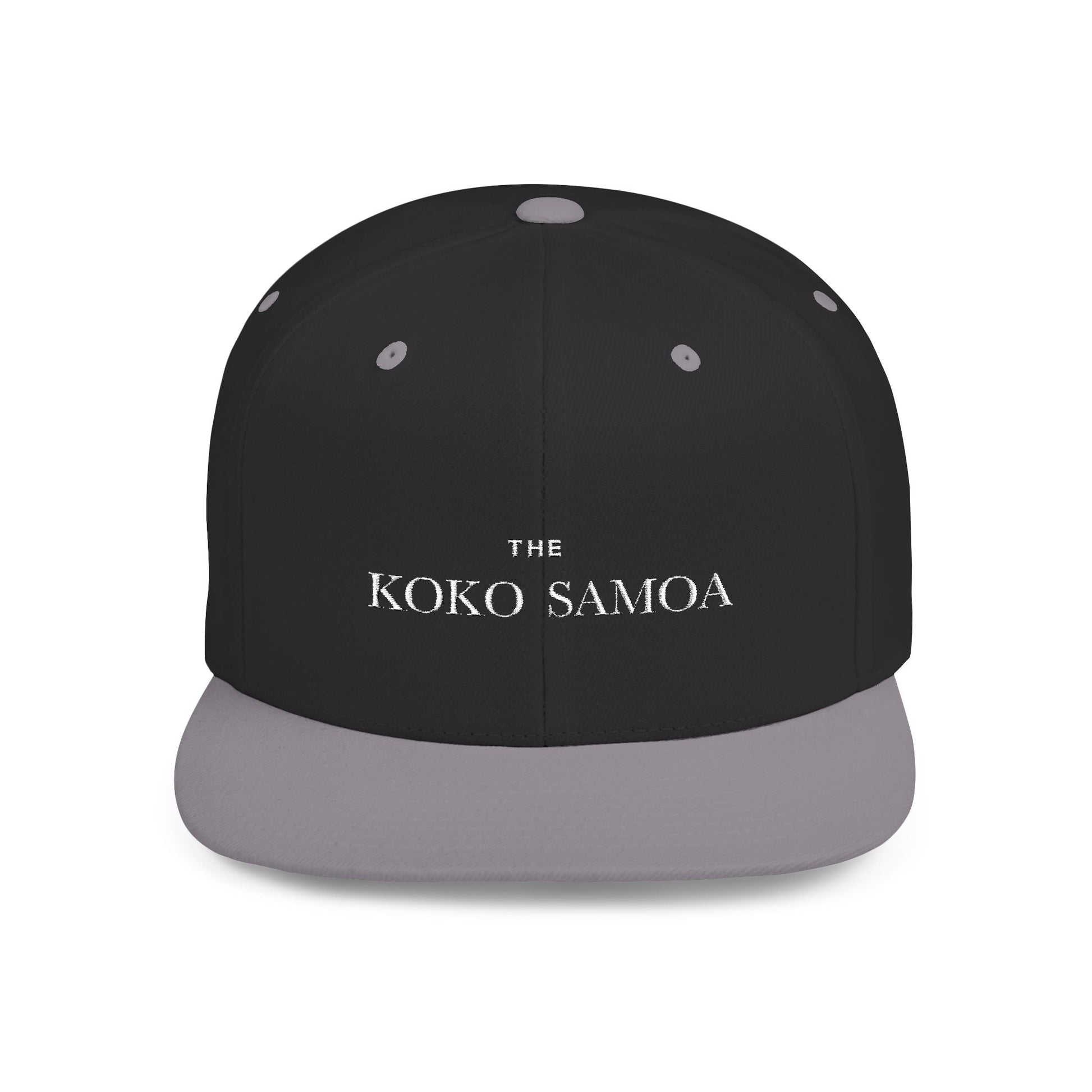Flat Bill Snapback Hat - Classic - Brand Embroidery - AU/NZ/USA - The Koko Samoa