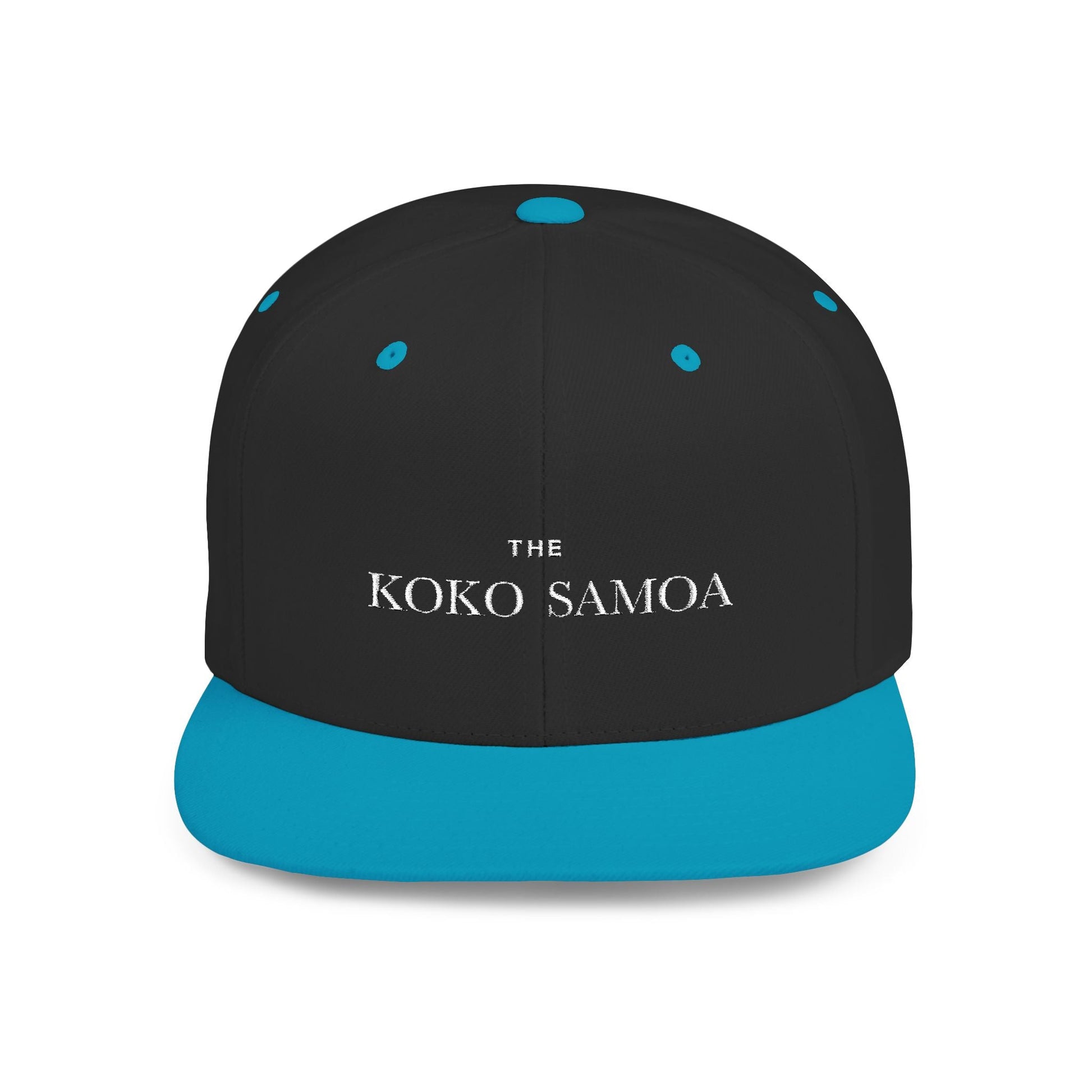 Flat Bill Snapback Hat - Classic - Brand Embroidery - AU/NZ/USA - The Koko Samoa