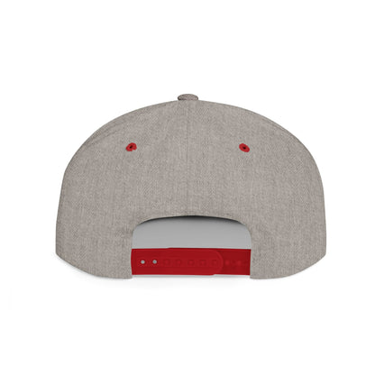 Flat Bill Snapback Hat - Samoa Culture - White & Grey Embroidery - AU/NZ/USA - The Koko Samoa