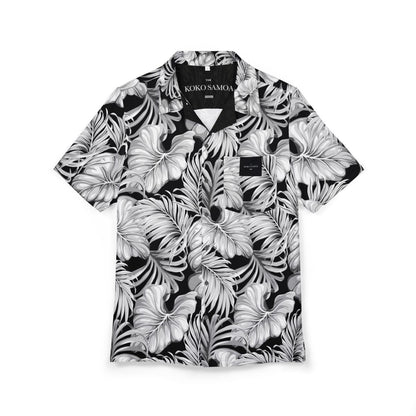 KoaTech™ - Hawaiian Button - Down Shirt - Falealili Shades - AU/NZ/USA - The Koko Samoa