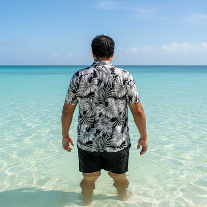 KoaTech™ - Hawaiian Button - Down Shirt - Falealili Shades - AU/NZ/USA - The Koko Samoa