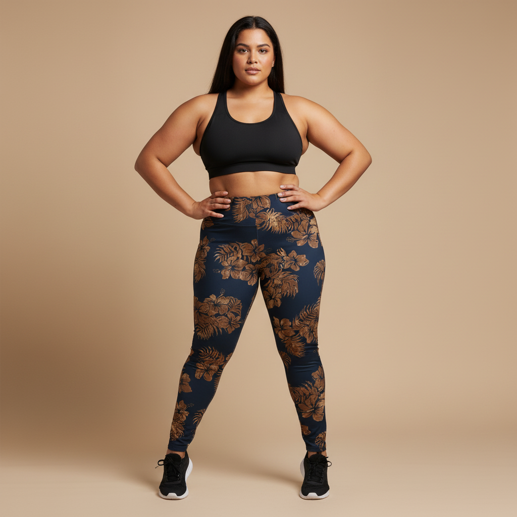 IslandFlex Mid-Rise Leggings - Fagaloa Twilight - AU/NZ/USA