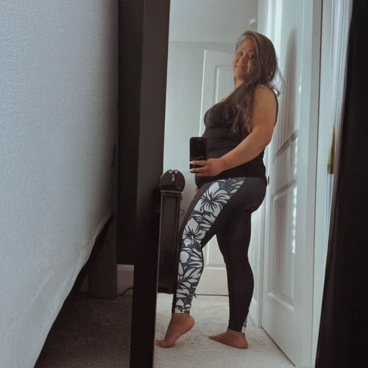 IslandFlex Leggings - Falefa Breeze - AU/NZ/USA - The Koko Samoa