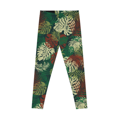 IslandFlex Leggings - Tafatafa Greens - AU/NZ/USA - The Koko Samoa