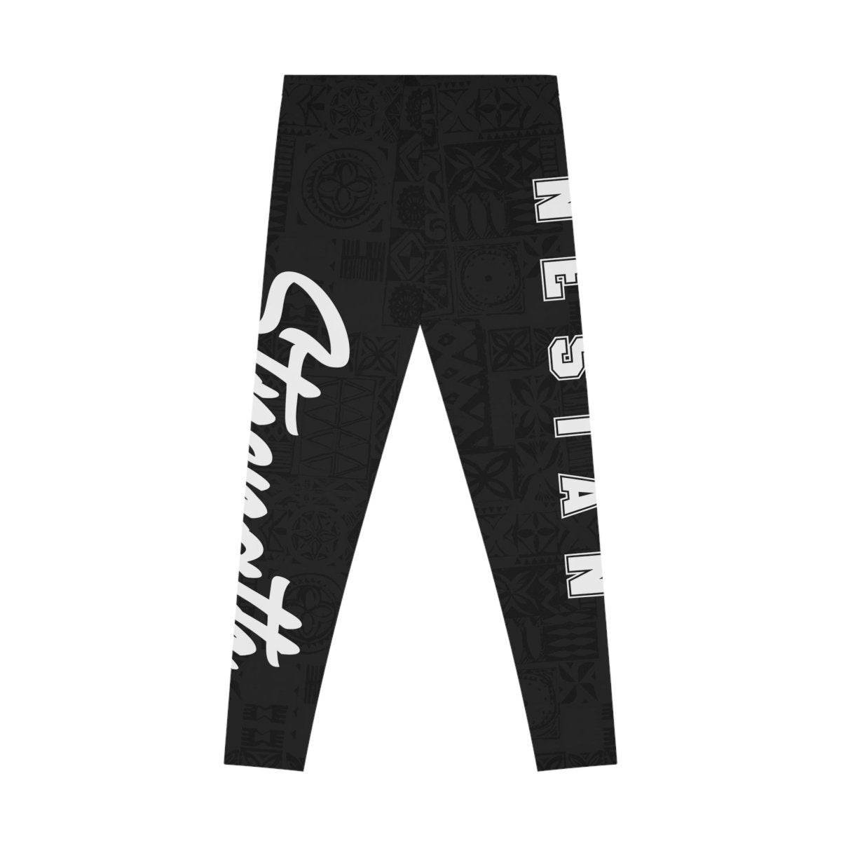 PasifikaOne Mid - Rise Leggings - Nesian Strength - AU/NZ/USA - The Koko Samoa