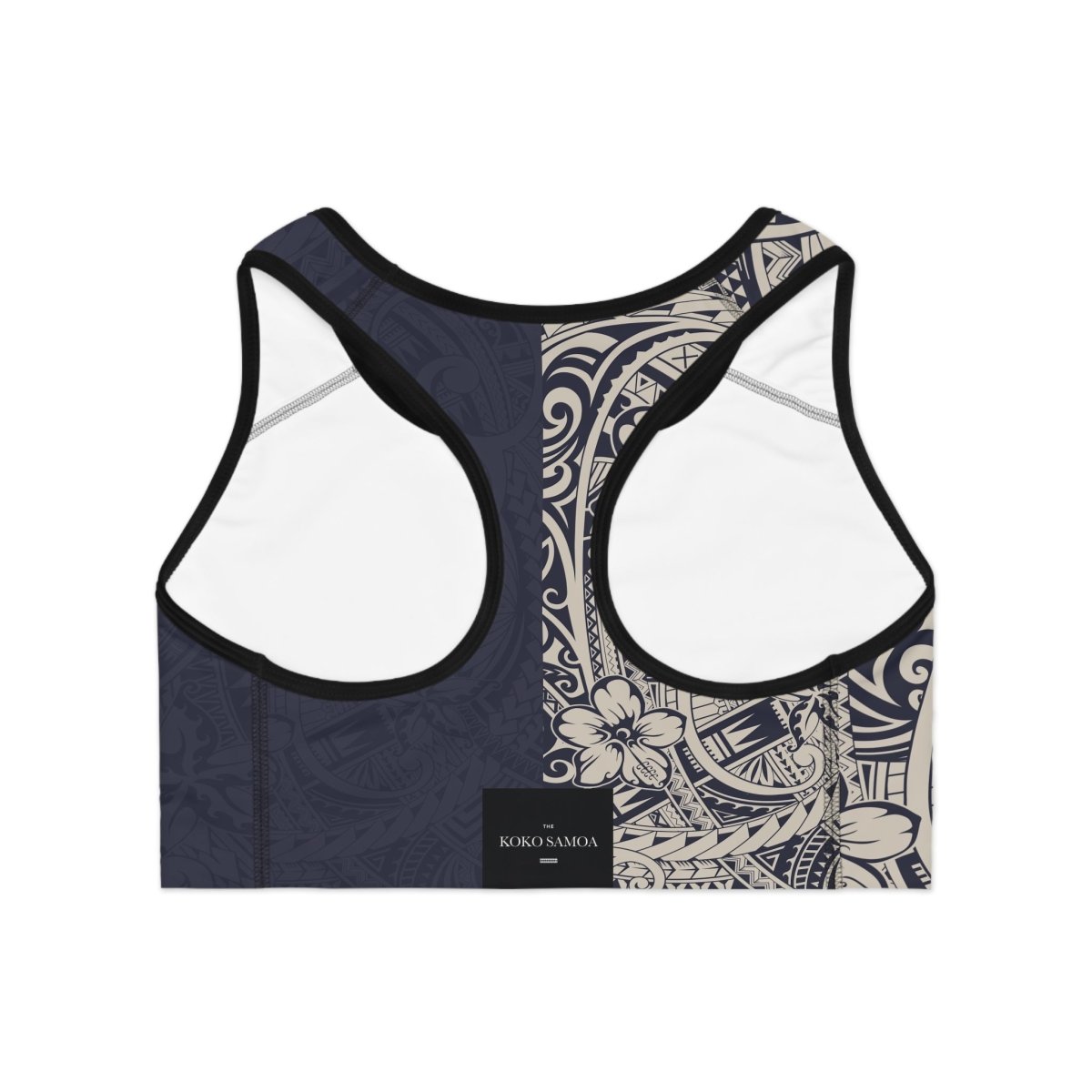 Seamless Sports Bra - Blue Bloom - AU/NZ/USA - The Koko Samoa