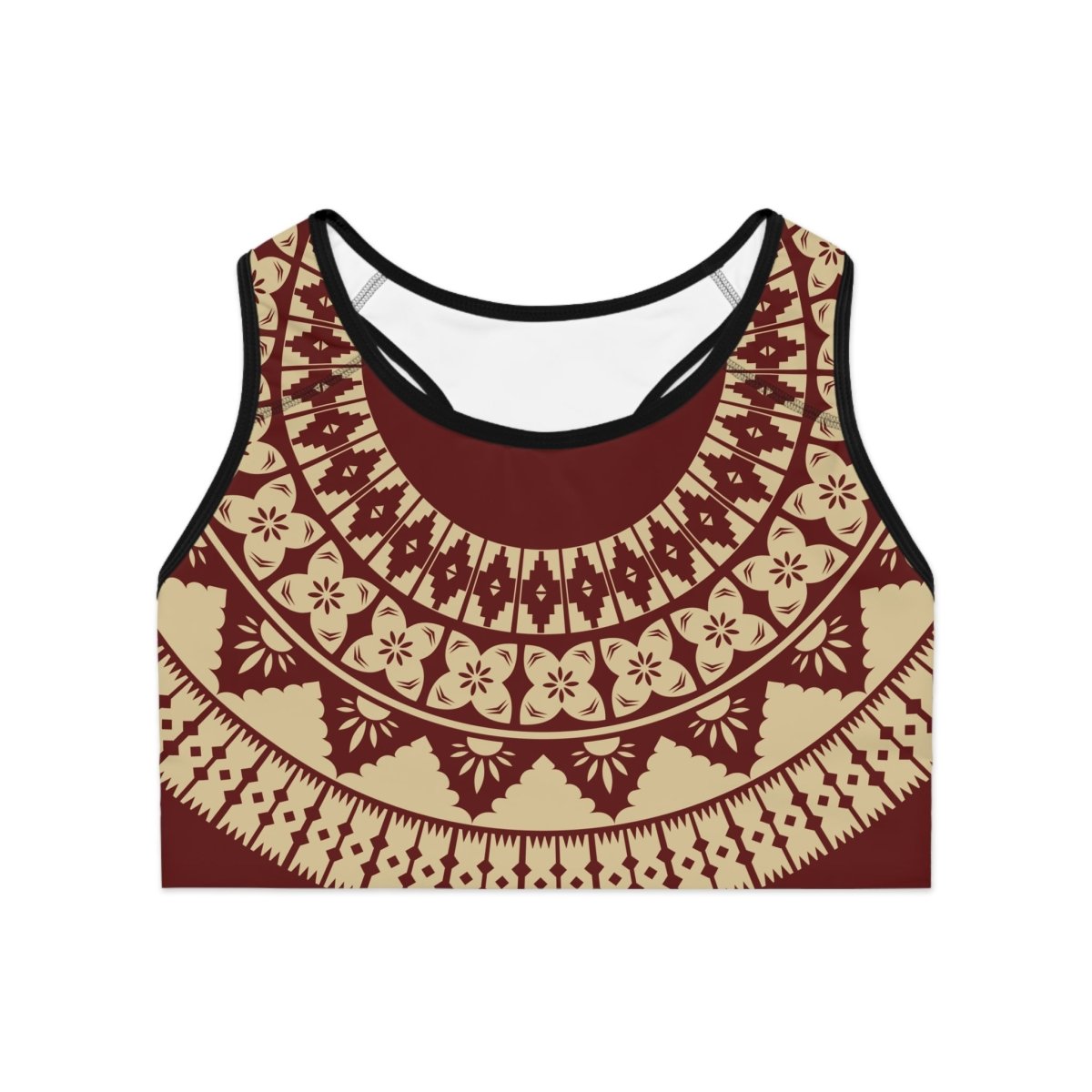 PasifikaOne Seamless Sports Bra - Fiji Red - AU/NZ/USA - The Koko Samoa