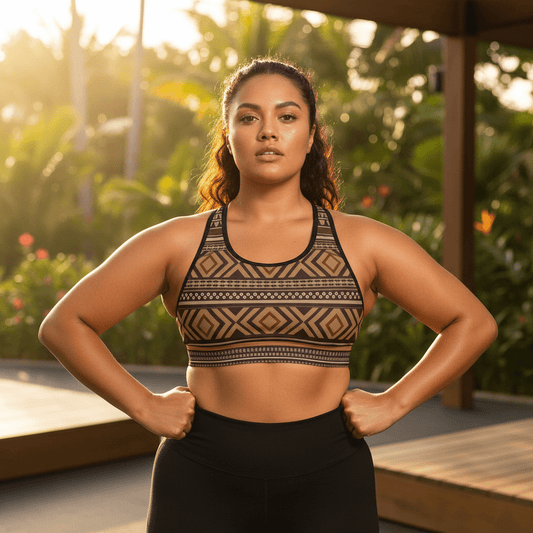 Seamless Sports Bra - Siapo - AU/NZ/USA - The Koko Samoa