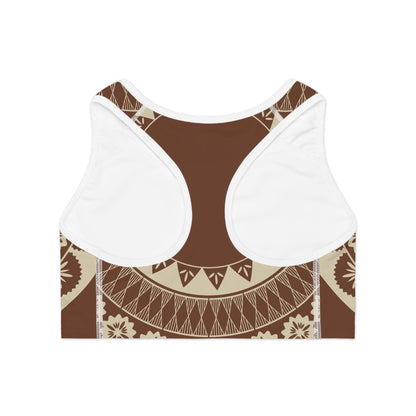 PasifikaOne Seamless Sports Bra - Fiji Brown - AU/NZ/USA - The Koko Samoa