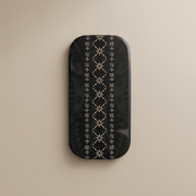 WOYC Malu phone grip stand featuring Koko Samoa design, versatile for AU, NZ, and USA models, showcasing vibrant cultural artwork.