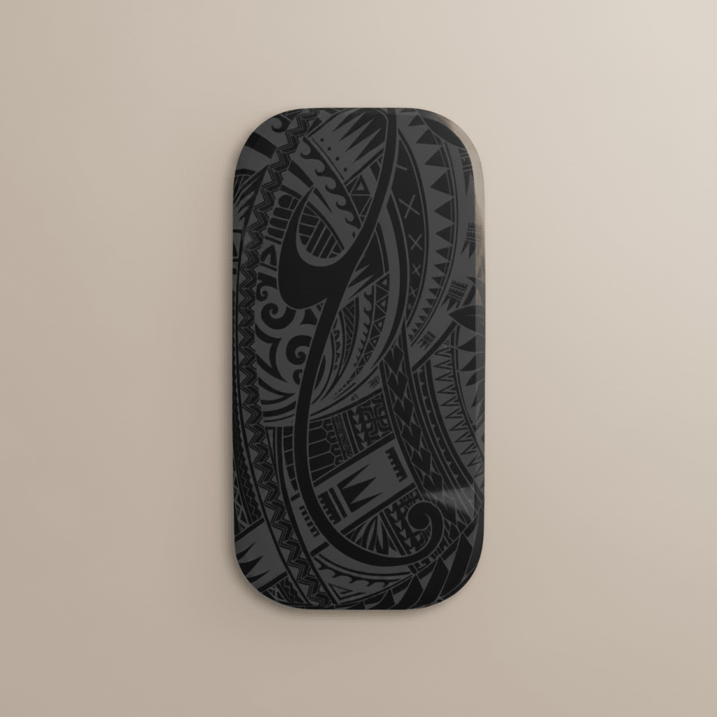 WOYC Warrior phone grip stand featuring a bold design, perfect for secure holding and easy phone management.