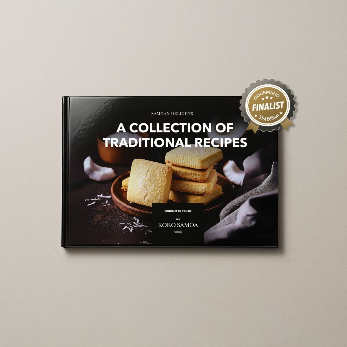 Hardcover A4 - Samoan Delights: 12 Samoan Recipes Cookbook - Vol 1 - AU/NZ/USA - The Koko Samoa