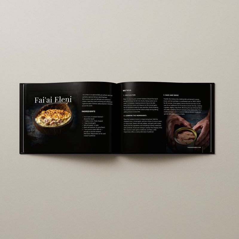Hardcover A4 - Samoan Delights: Samoan Recipes Cookbook - Vol 2 - AU/NZ/USA - The Koko Samoa