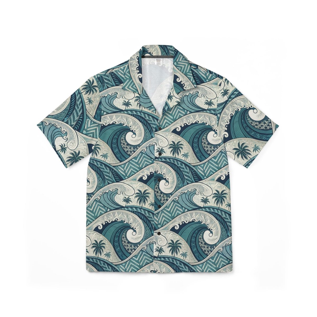 Hawaiian Camp Shirt - Blue Waves - AU/NZ/USA - The Koko Samoa