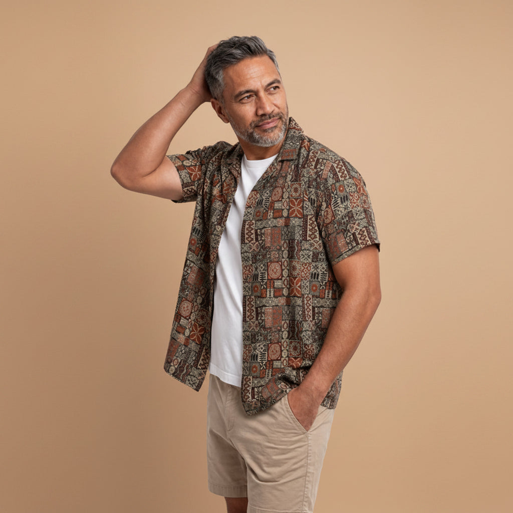 Hawaiian Camp Shirt - Elei - AU/NZ/USA - The Koko Samoa