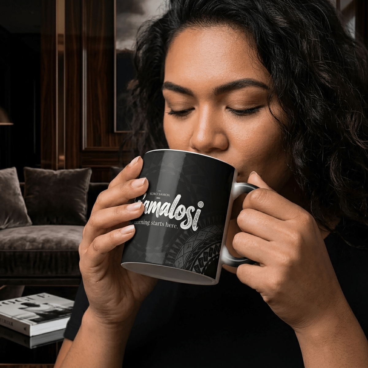 Heat Reactive 11oz Mug - Spear - USA - The Koko Samoa