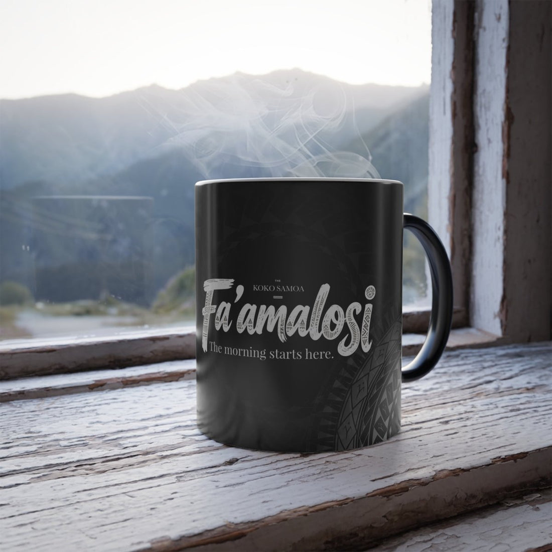 Heat Reactive 11oz Mug - Spear - USA - The Koko Samoa