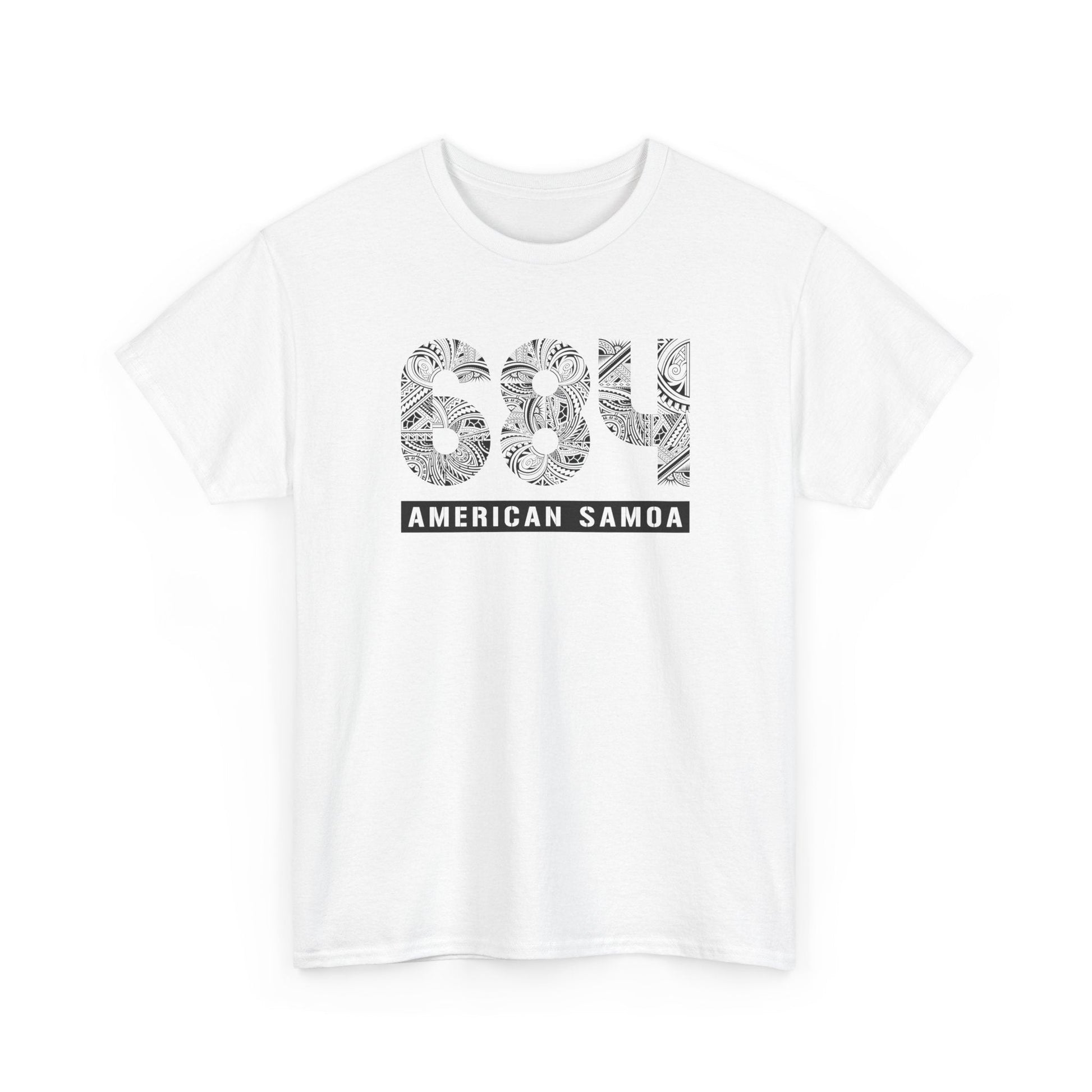 Heavy Unisex Tee - American Samoa 684 - AU/NZ/USA - The Koko Samoa