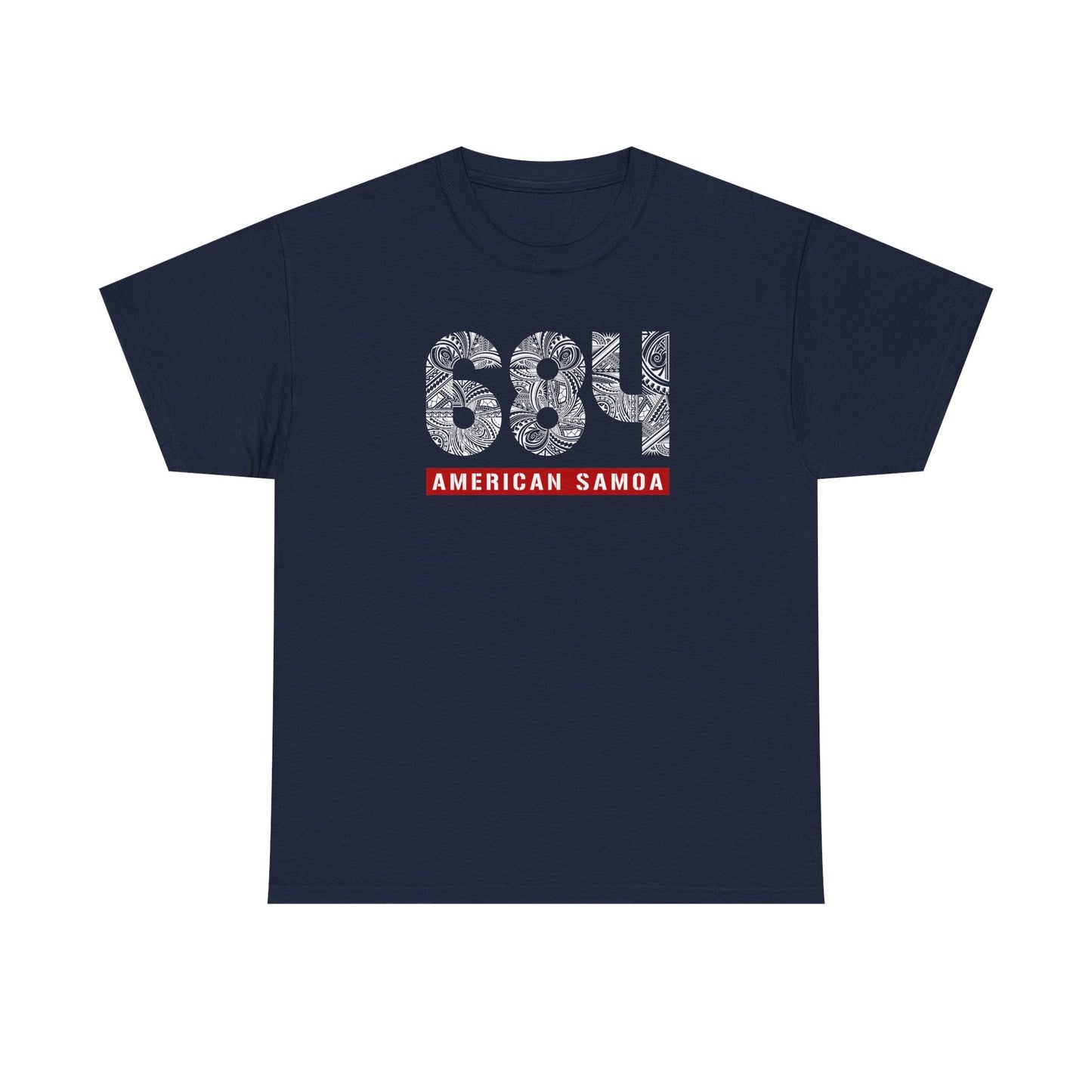 Heavy Unisex Tee - American Samoa 684 - AU/NZ/USA - The Koko Samoa