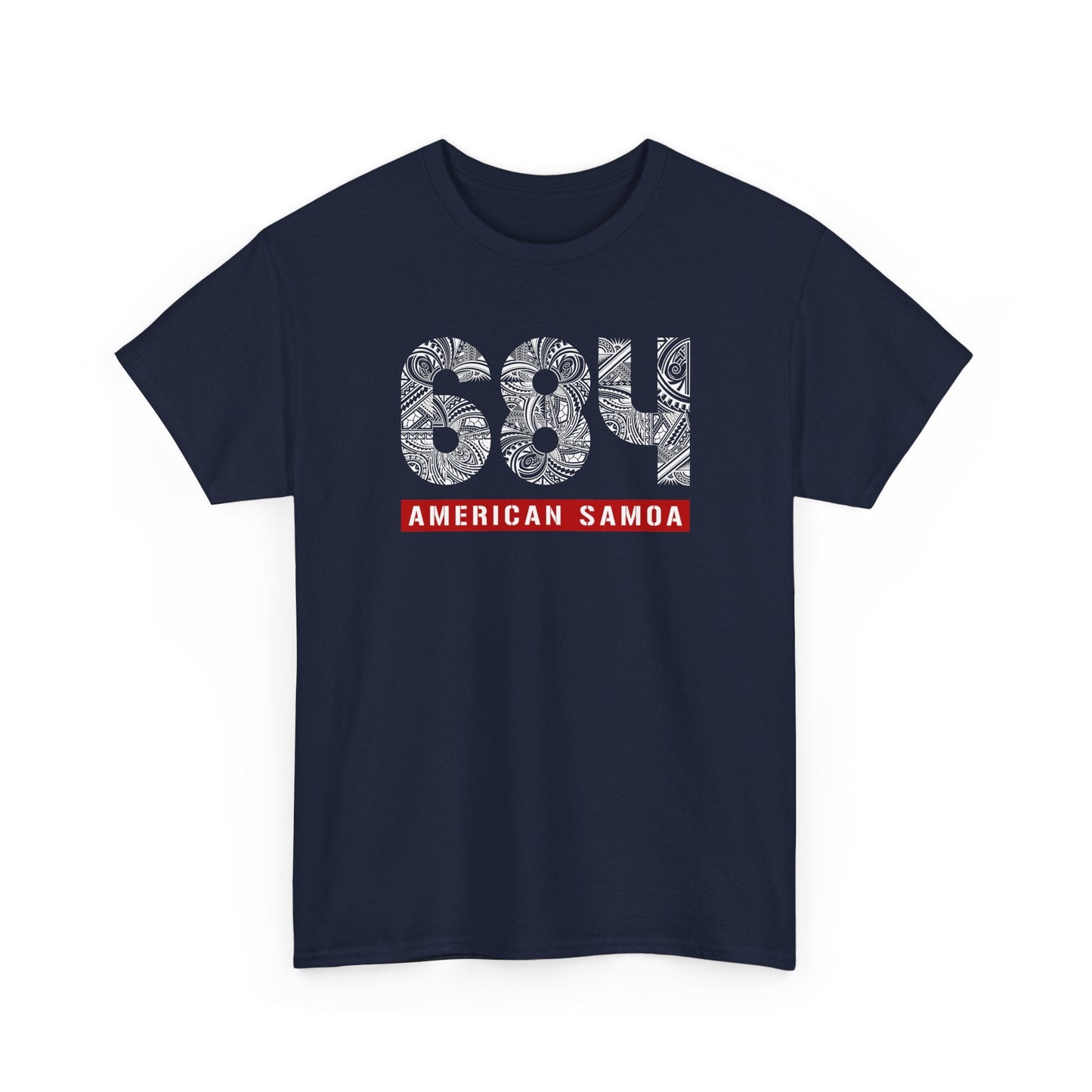 Heavy Unisex Tee - American Samoa 684 - AU/NZ/USA - The Koko Samoa