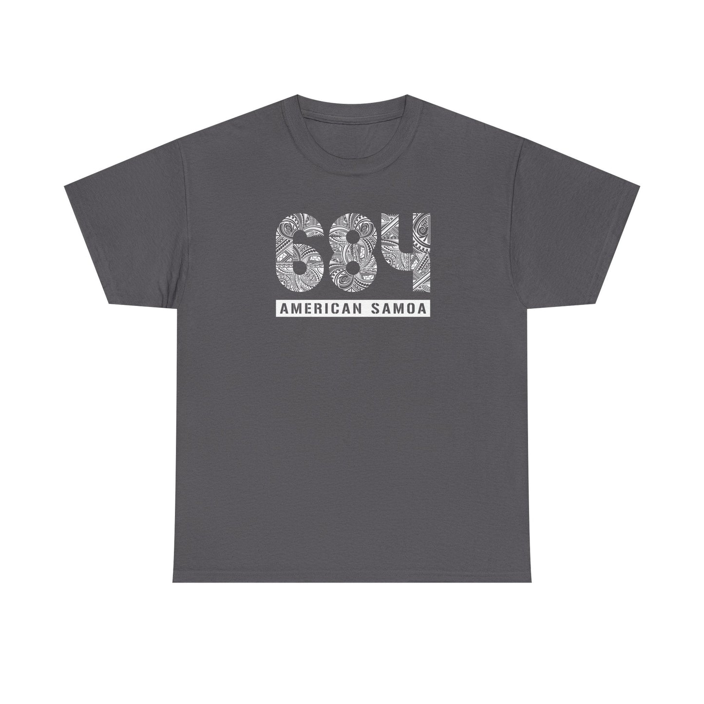 Heavy Unisex Tee - American Samoa 684 - AU/NZ/USA - The Koko Samoa