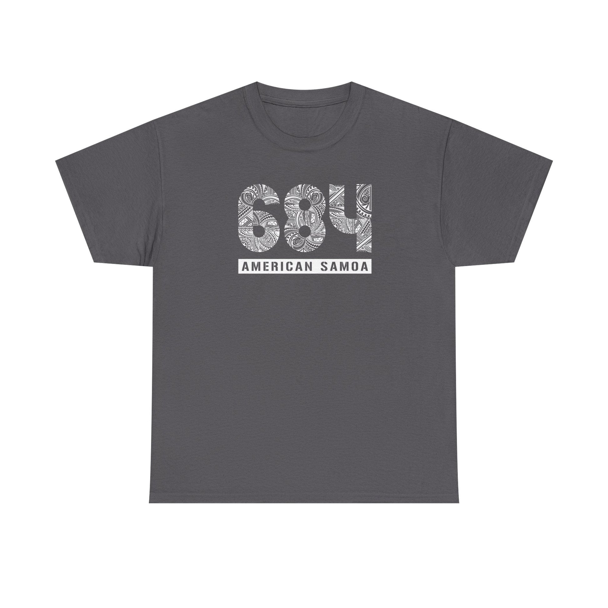 Heavy Unisex Tee - American Samoa 684 - AU/NZ/USA - The Koko Samoa