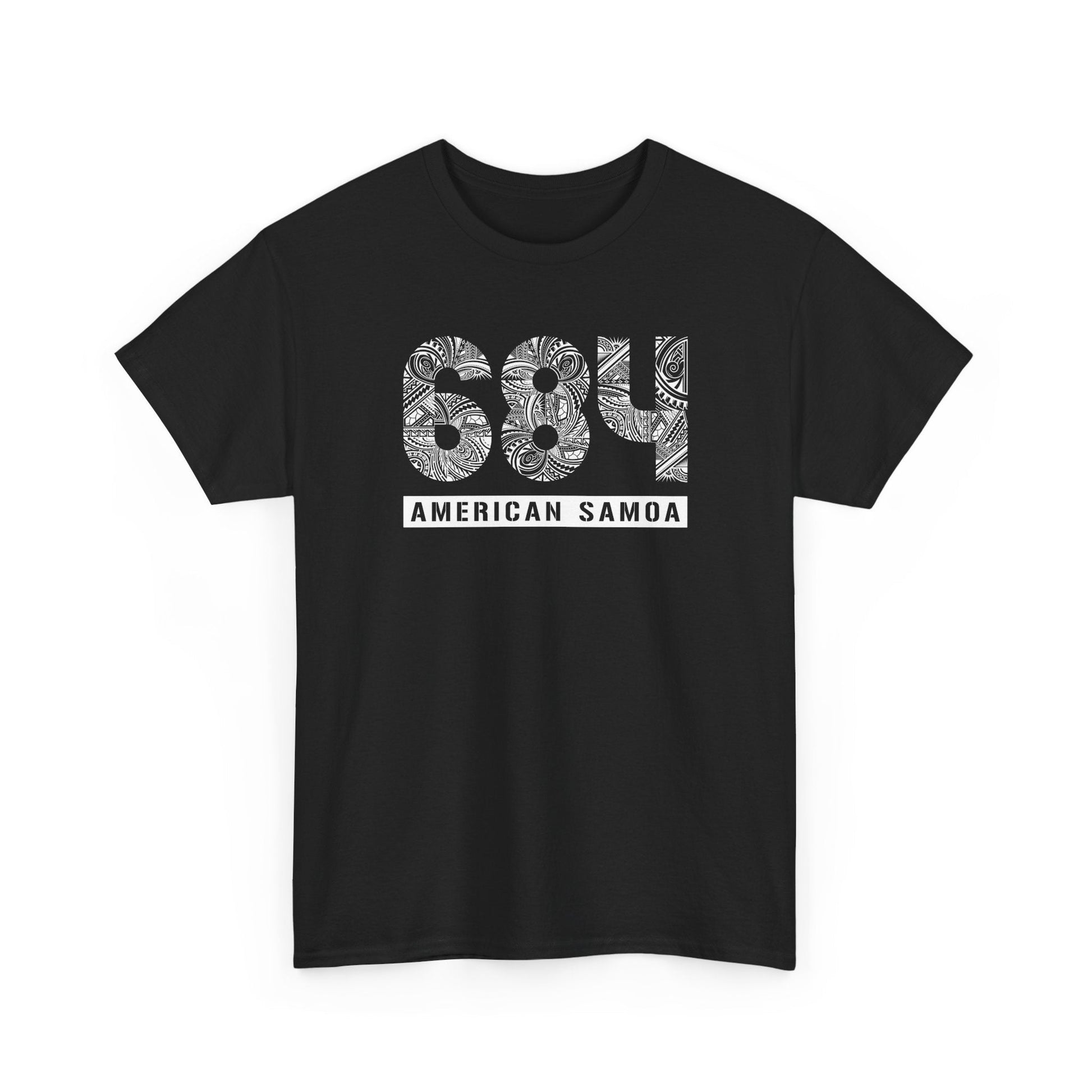 Heavy Unisex Tee - American Samoa 684 - AU/NZ/USA - The Koko Samoa
