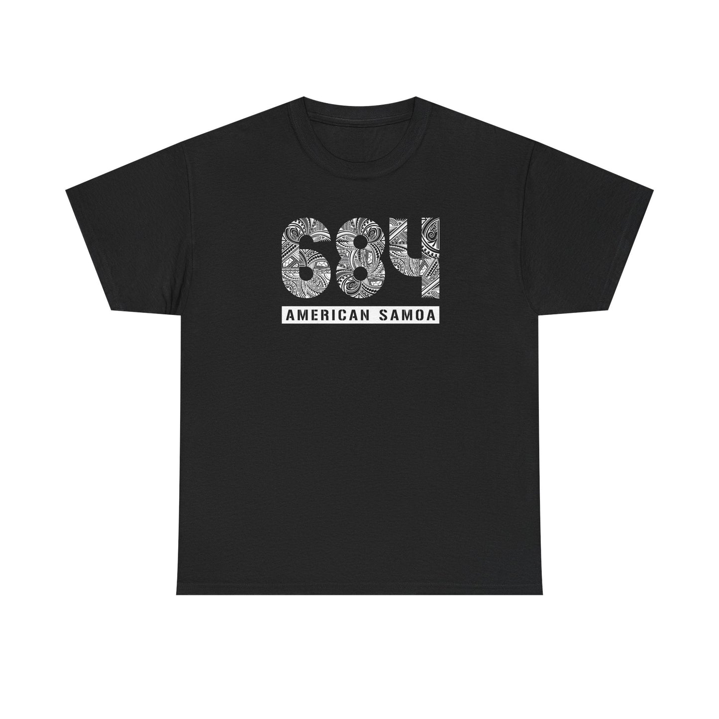 Heavy Unisex Tee - American Samoa 684 - AU/NZ/USA - The Koko Samoa