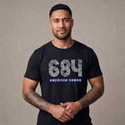 Unisex heavy T-shirt with American Samoa 684 design by Monster Digital, featuring bold graphic and comfortable fit.