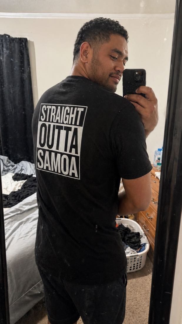 Heavy Unisex Tee - Straight Outta Samoa - AU/NZ - The Koko Samoa